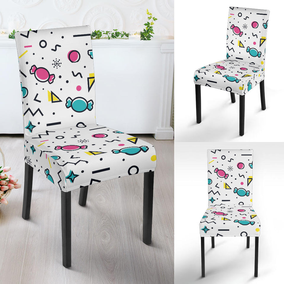 Candy Design Pattern Dining Chair Slipcover