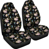 Hummingbird Pattern Print Design 03 Universal Fit Car Seat Covers