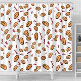 Peanuts Pattern Background Shower Curtain Fulfilled In US