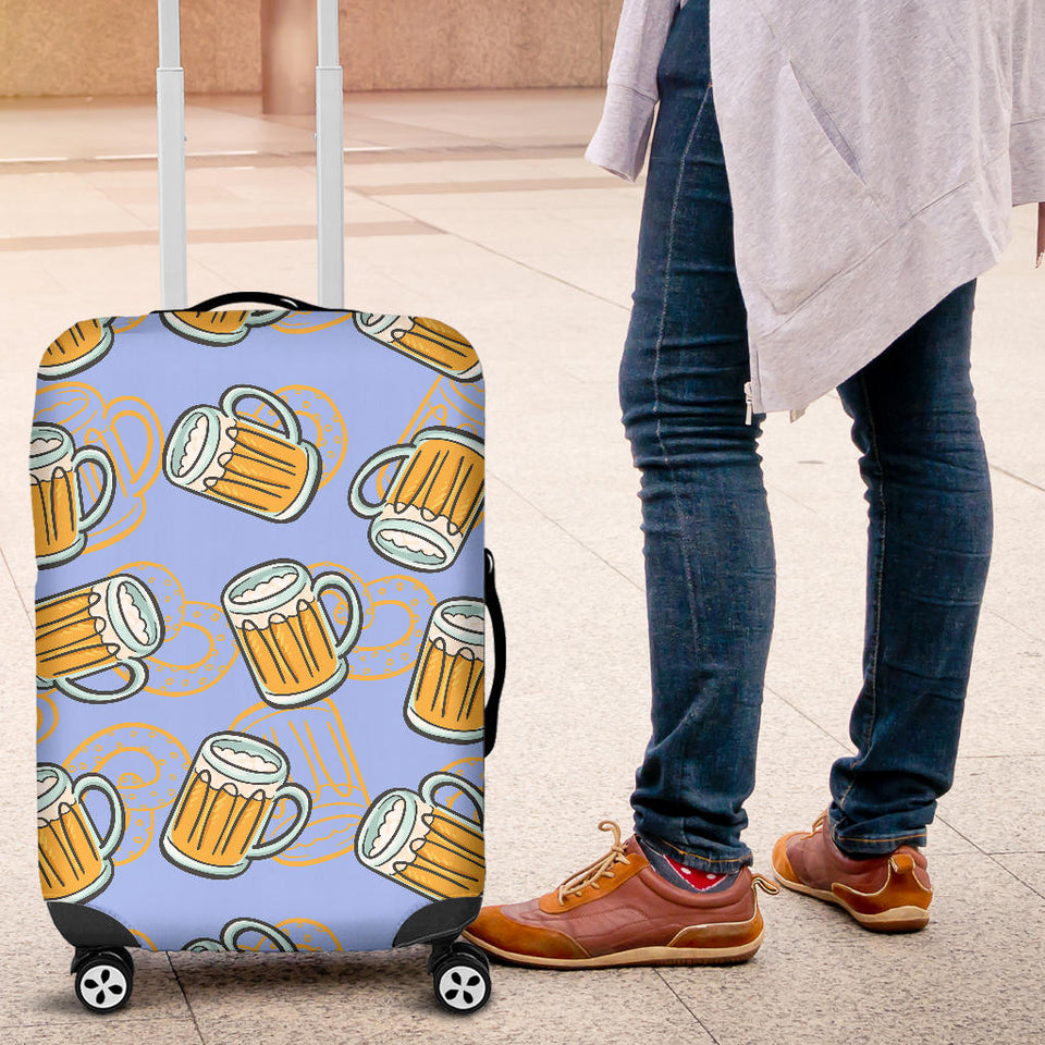 Beer Pattern Luggage Covers