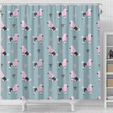 Poodle Dog Pattern Spoodle Dog Pattern Shower Curtain Fulfilled In UShower Curtain