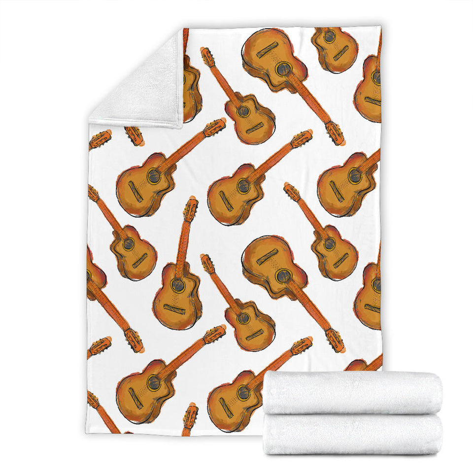 Paint Guitar Pattern Premium Blanket