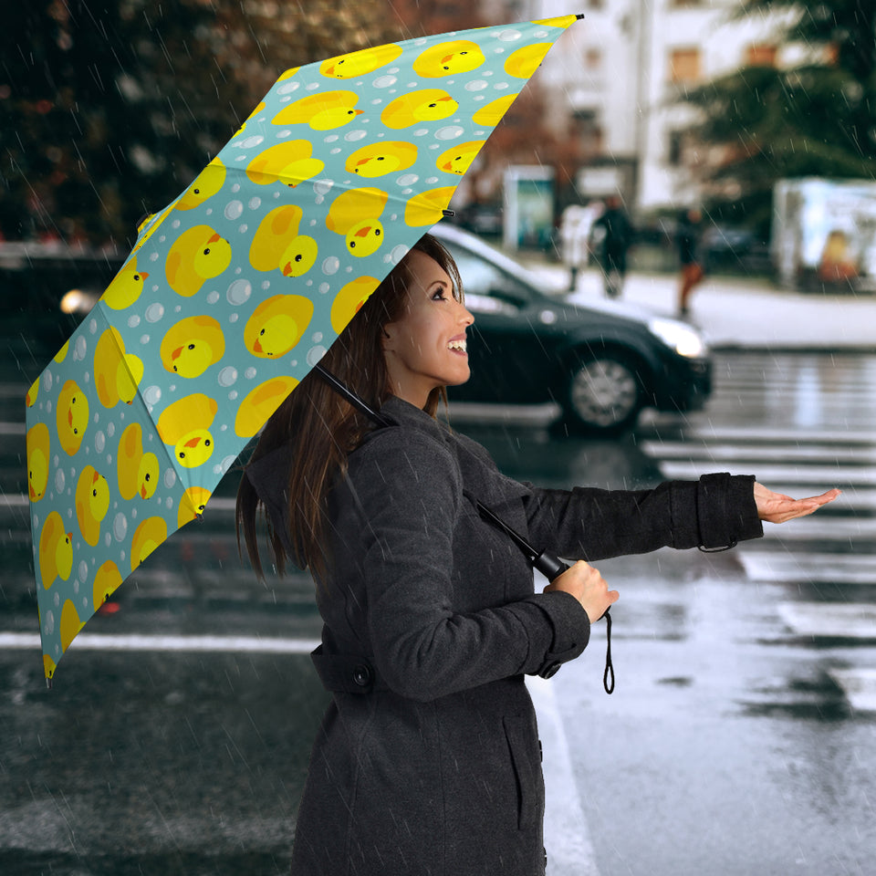 Duck Toy Pattern Print Design 03 Umbrella