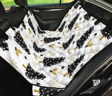 Christmas Tree Holly Snow Star Pattern Dog Car Seat Covers