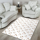 Jack Russel Pattern Print Design 05 Area Rug