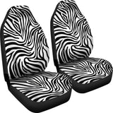 Zebra Skin Pattern  Universal Fit Car Seat Covers
