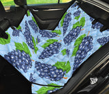 Watercolor Grape Pattern Dog Car Seat Covers