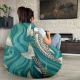 Koi Fish Carp Fish Lotus Pattern Bean Bag Cover