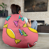 Colorful Wrapped Candy Pattern Bean Bag Cover
