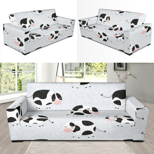 Cute Cows Pattern Sofa Slipcover