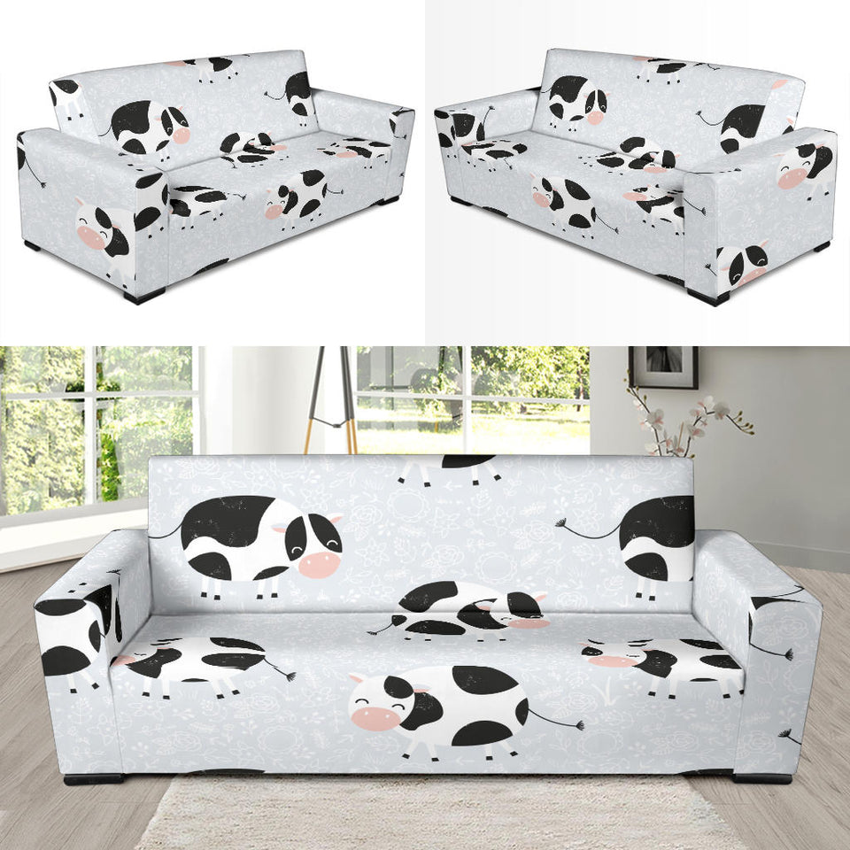 Cute Cows Pattern Sofa Slipcover