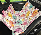 Clock Butterfly Pattern Dog Car Seat Covers
