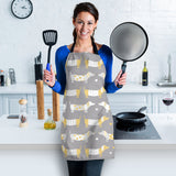 Cute Dachshund Dog Pattern Adjustable Apron