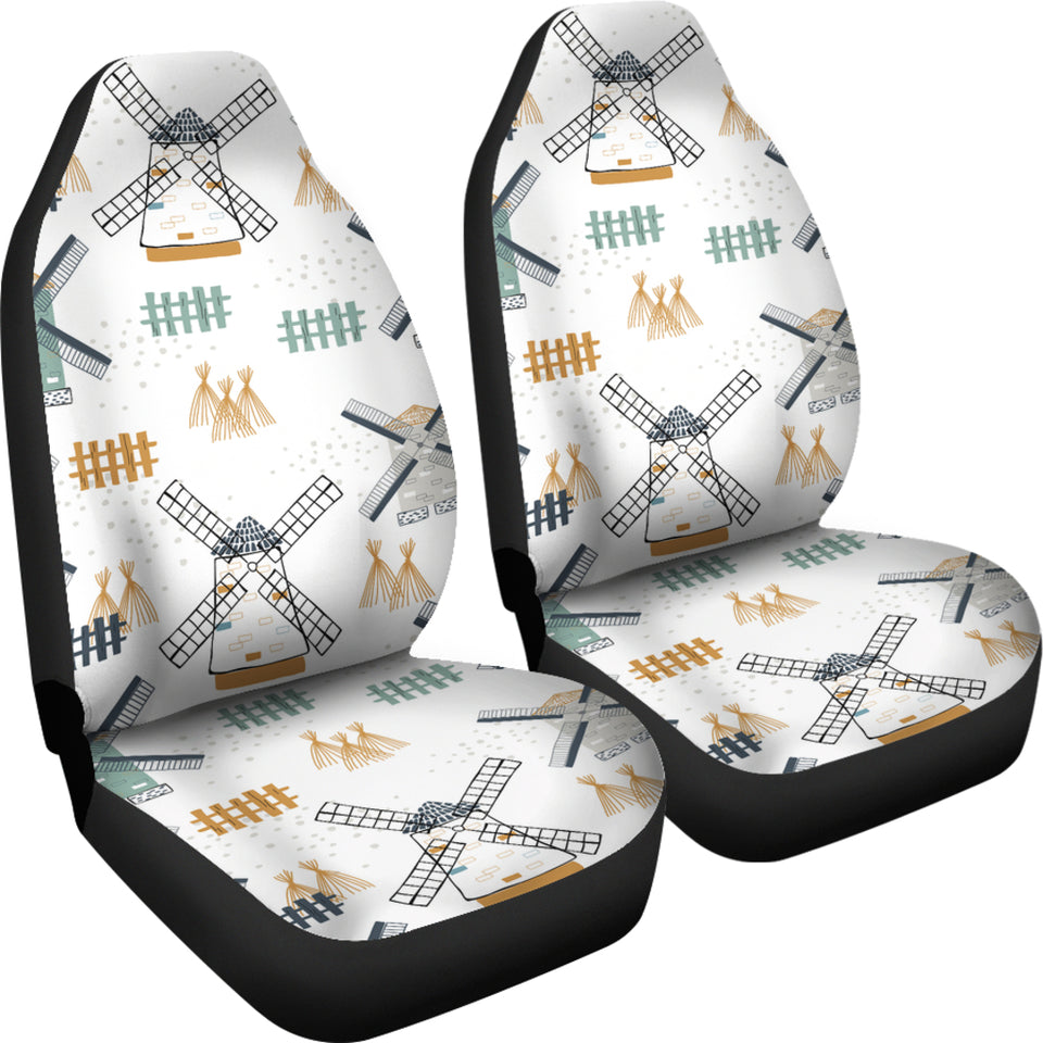 Windmill Pattern  Universal Fit Car Seat Covers