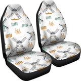 Windmill Pattern  Universal Fit Car Seat Covers