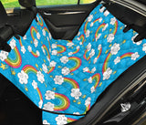 Rainbows Sky Clouds Pattern Dog Car Seat Covers