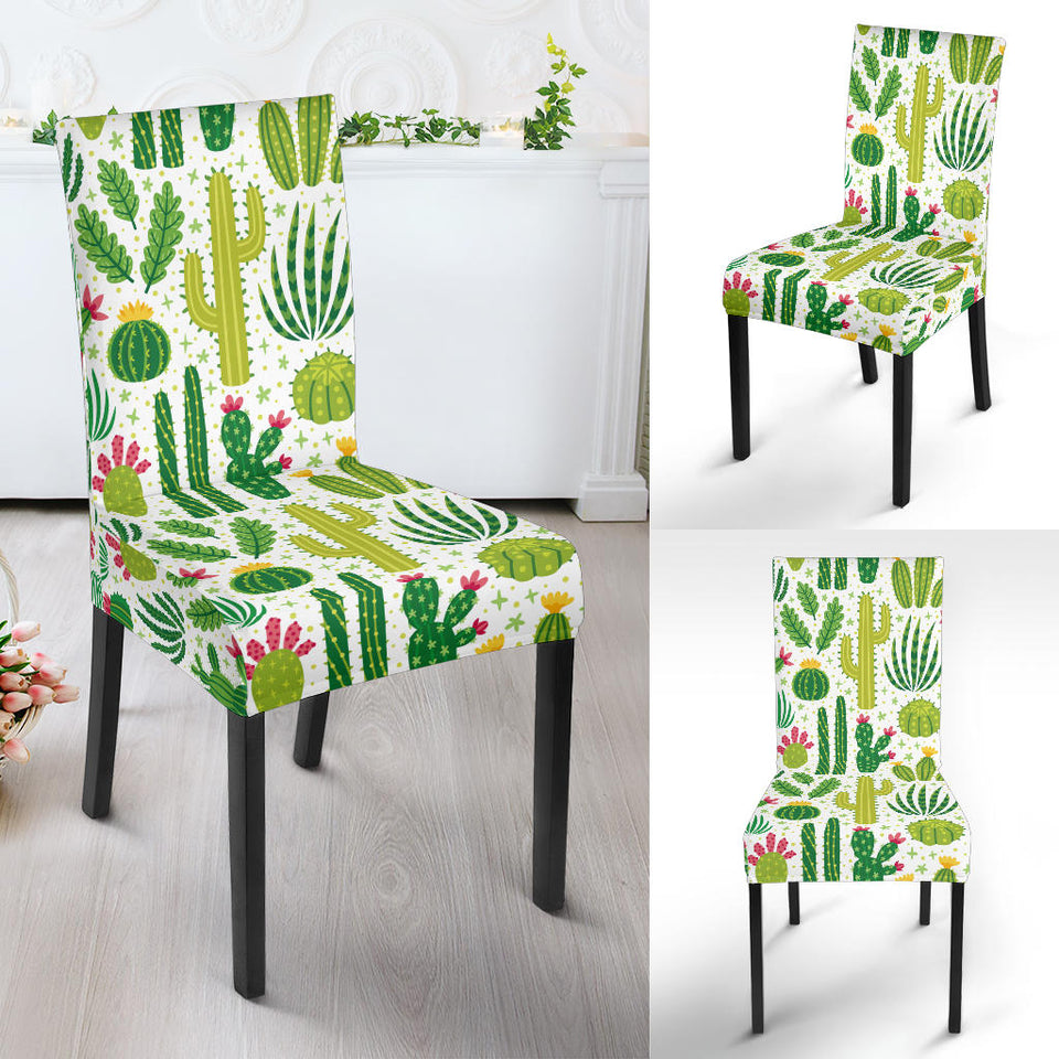 Cactus Pattern Dining Chair Slipcover