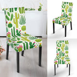 Cactus Pattern Dining Chair Slipcover