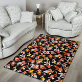 Goldfish Pattern Print Design 03 Area Rug