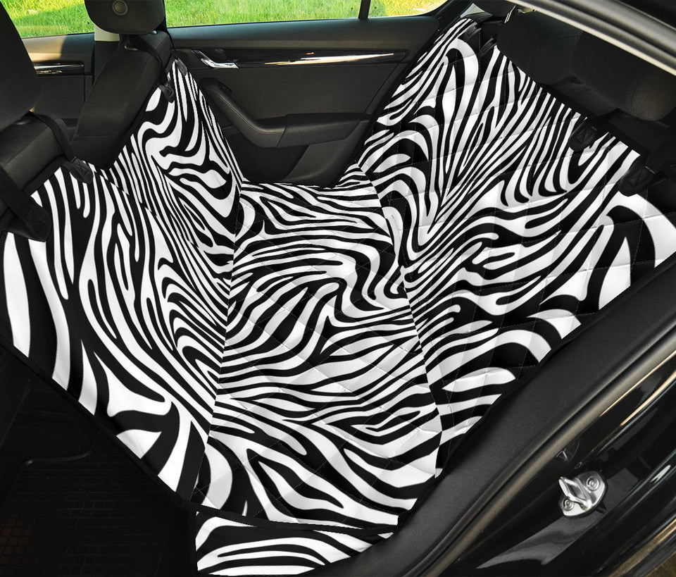 Zebra Skin Pattern Dog Car Seat Covers