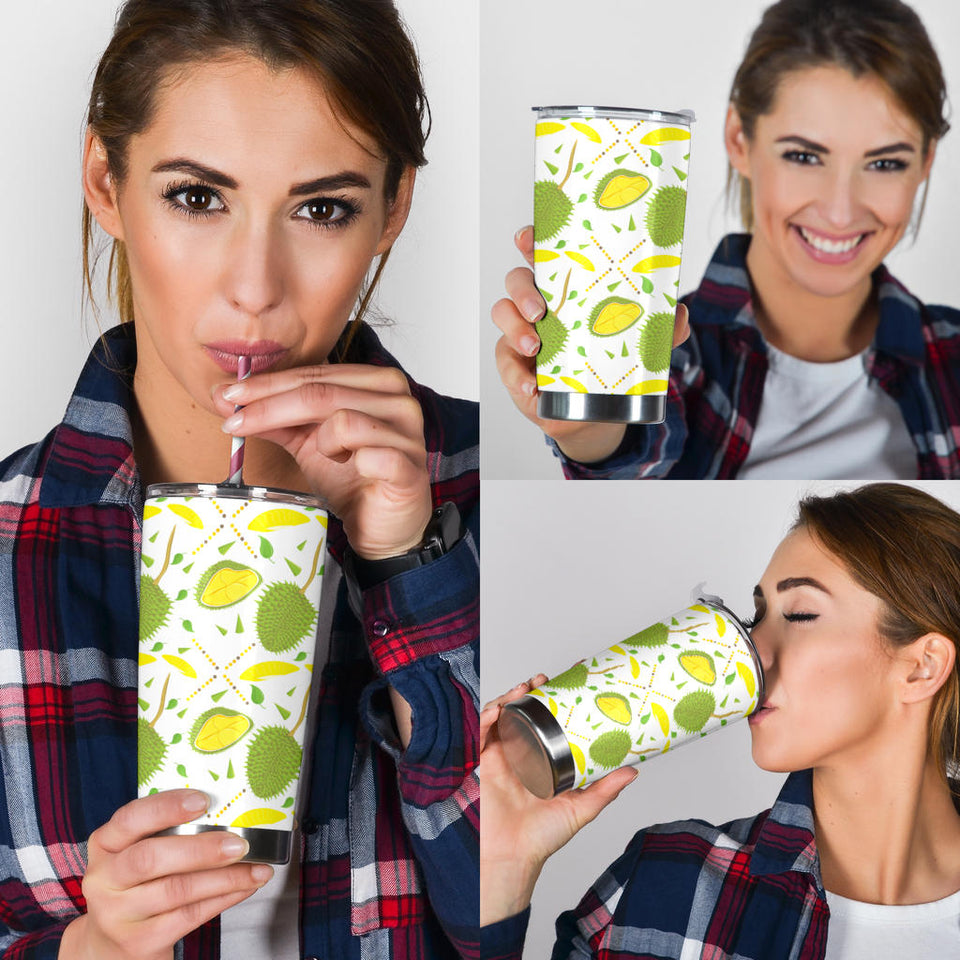 Durian Pattern Background Tumbler