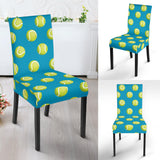 Tennis Pattern Print Design 05 Dining Chair Slipcover