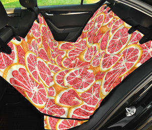 Tropical Grapefruit Pattern Dog Car Seat Covers