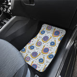 Snail Pattern Print Design 05 Front and Back Car Mats