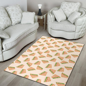 Sandwich Pattern Print Design 01 Area Rug