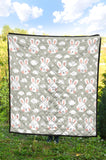 Rabbit Cloud Pattern Premium Quilt