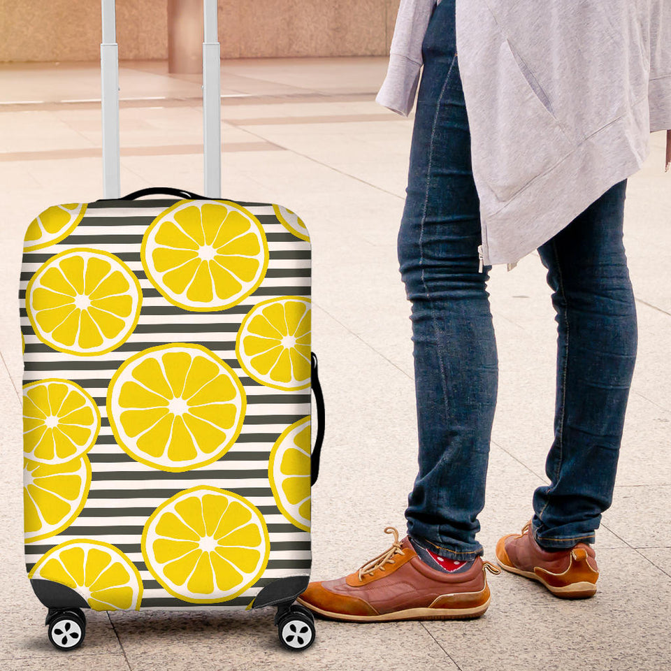 Slice Of Lemon Design Pattern Luggage Covers