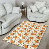 Squirrel Pattern Print Design 04 Area Rug