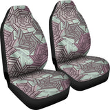 Spider Web Cobweb Design Color Pattern Universal Fit Car Seat Covers