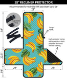 Banana Palm Leaves pattern background Recliner Cover Protector