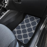 Nautical Steering Wheel Rope Pattern Front Car Mats