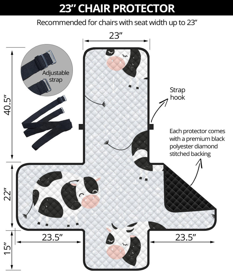 Cute cows pattern Chair Cover Protector