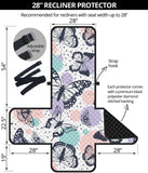 Butterfly pattern Recliner Cover Protector