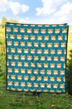 Guinea Pig Pattern Print Design 03 Premium Quilt