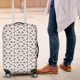 Arabic Gray Pattern Luggage Covers
