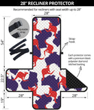 Kangaroo Australian pattern Recliner Cover Protector