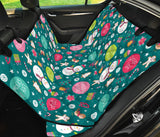 Snowman Bird Decorative Elements Christmas Pattern Dog Car Seat Covers