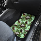 Coconut Pattern Print Design 02 Front and Back Car Mats