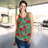 Tomato design pattern Women Racerback Tank Top