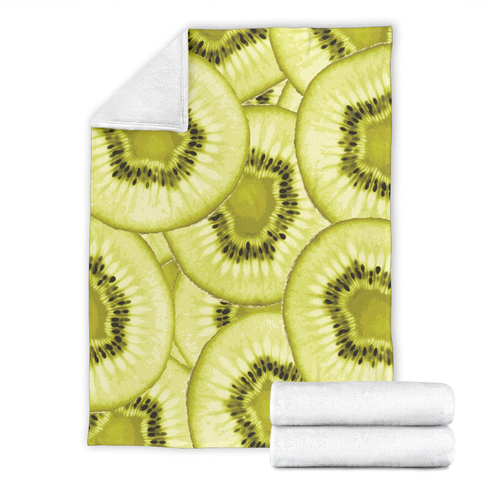 Sliced Kiwi Pattern Premium Blanket
