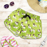 Jack Russel Pattern Print Design 01 Women Shorts