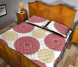 Circle indian pattern Quilt Bed Set