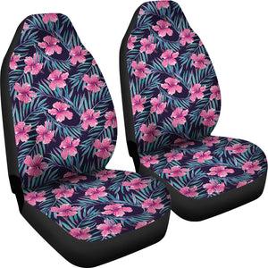 Hibiscus Pattern Print Design 05 Universal Fit Car Seat Covers
