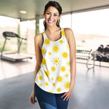 Sun pattern Women Racerback Tank Top