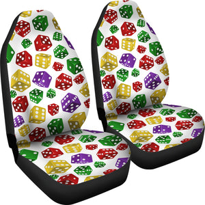 Dice Pattern Print Design 03 Universal Fit Car Seat Covers