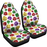 Dice Pattern Print Design 03 Universal Fit Car Seat Covers